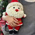 Large Handcrafted Crochet Santa Claus - Giant Soft Plush Holiday Decor Handmade Knit Doll Ideal Christmas Gift for Family & Friends