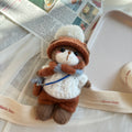 Handmade Crochet Teddy Bear Doll (5.5" x 2.75") - Customizable Knit Stuffed Animal | Artisanal Plush Toy Product Details